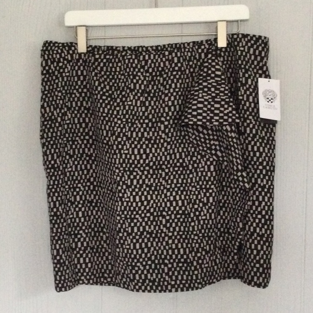 Vince Camuto Ruffle-Front Faux Wrap Skirt NWT